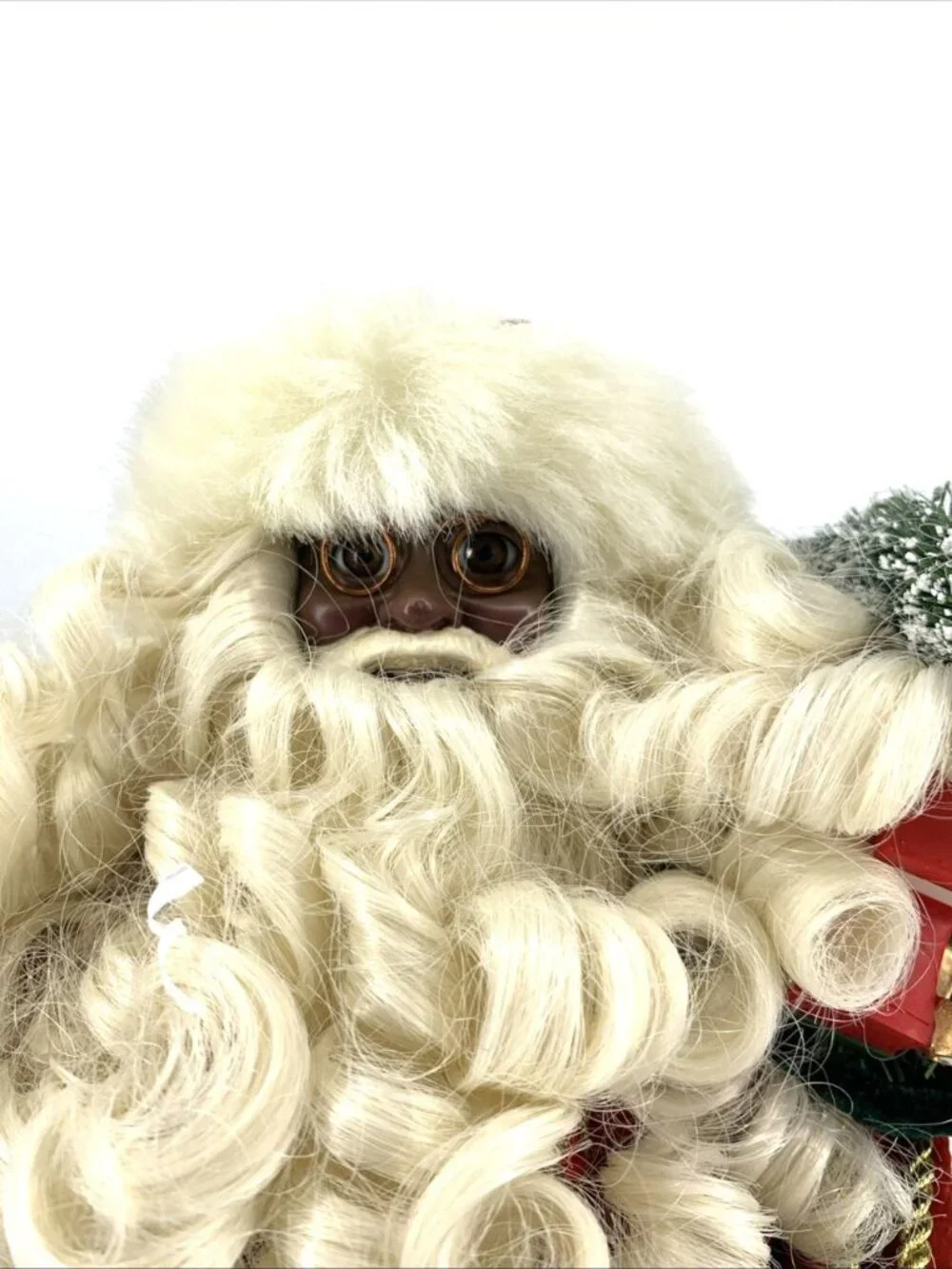 Black Santa Figurine Train 15